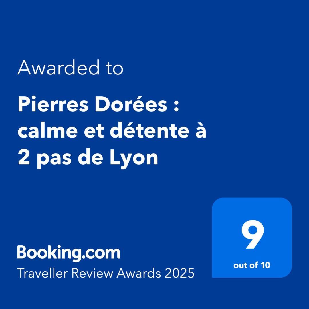 Pierres Dorees : Calme Et Detente A 2 Pas De Lyon Charnay (Rhone)